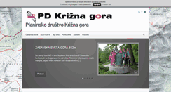 Desktop Screenshot of pd-krizna-gora.si