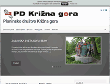 Tablet Screenshot of pd-krizna-gora.si